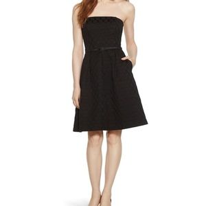 WHBM Black strapless party dress. - size 14